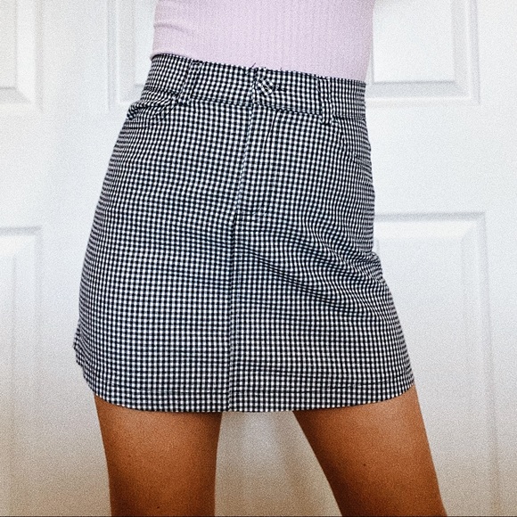 Brandy Melville Dresses & Skirts - Brandy Melville Gingham Juliette Mini Skirt